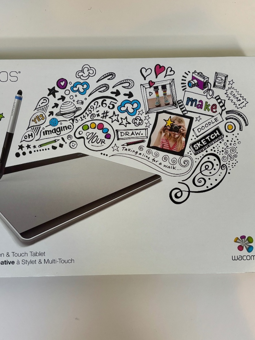 Wacom CTH-680 Intuos Medium Creative Pen & Touch Tablet Excellent